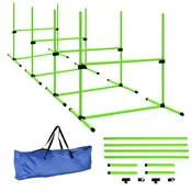 PawHut PawHut Komplet za agility za pse, 4-delni komplet opreme za agility, nastavljiva višina, komplet ovir za vtičnice, (5000240006)