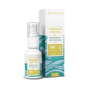 CBD pršilo - sprej Harmony Oral Care MINT, 500 mg, 15 ml