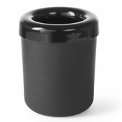 NEW Namizni pladenj ali plastična posoda za jedilni pribor, črna, premer 130 mm - Hendi 421574
