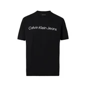 Calvin Klein Jeans Majica črna/bela