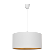 Luster na sajli ALBA 1xE27/60W/230V bijela/zlatna