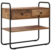 Vidaxl Konzolna miza Star les 100 x 40 x 75 cm Inženirski les