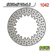 Zavorni disk NG spredaj/zadaj BMW K75 84-96, K100 83-9, R100RS 85-94, R80RT 85-95 (285X165X4.8)