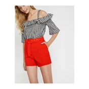 Koton Womens Belt Detailed Shorts
