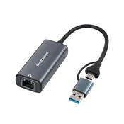 MicroConnect Premium USB-C / A v RJ45 2,5G adapter omrežni