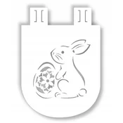 shumee Kuhinjska zavesa, zavesa, velikonočni zajček 30x21, ažurna dekoracija