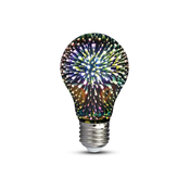 LED 3D Okrasna žarnica FILAMENT A60 E27/3W/230V 3000K