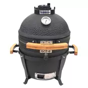 KAMADO ŽAR PATTERN FISH MATT ČRN fi16, 41cm