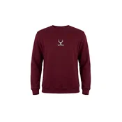 Trendyol ženski duks Tmnaw24Sw00169, burgundija