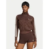 adidas Jopa Satin Polka Dots Tt Track Top LI2855 Rjava Regular Fit