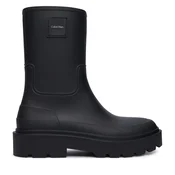 Gumijasti škornji Calvin Klein Combat Rain Boot HM0HM02243 Črna