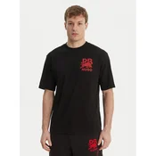 HUGO Majica Delel_RB 50564572 Črna Relaxed Fit