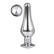 Dream Toys Gleaming Love Pleasure Plug Silver Large