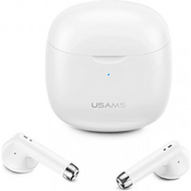 USAMS Earphones Bluetooth 5.0 TWS IA series white BHUIA02