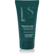 Alfaparf Milano Semi di Lino Reconstruction Reparative obnovitvena maska za poškodovane lase 50 ml