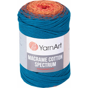Yarn Art Macrame Cotton Spectrum 225 m 1317 Orange Blue Vrvica