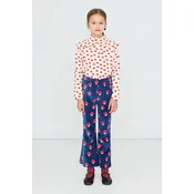 Tinycottons majica z dolgimi rokavi otroška bombažna z elastanom MINI MUSHROOMS MOCKNECK