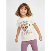 Sinsay - Majica Disney Junior Super Kitties - krem