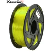 XtendLAN PLA filament 1,75 mm prozorno rumen 1 kg