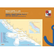 HHI Male Karte Jadransko More/Small Craft Folio Adriatic Sea Eastern Coast Part 2 2022