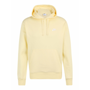 Nike Sportswear Sweater majica Club, pastelno žuta / bijela