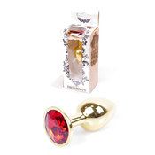 Jewellery Gold PLUG- Red