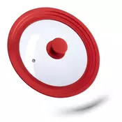 Northix Univerzalni pokrov za lonec 22-26 cm steklo silikon
