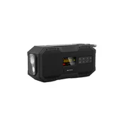 BeCool BC23KR587BT Multifunkcionalni Bluetooth Radio s Noćnom Lampom, SOS Alarmom i Solarnim Punjenjem