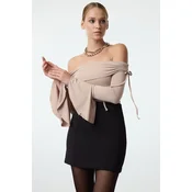 Trendyol Milla ženska bluza Tpraw25Bz00009, Crna