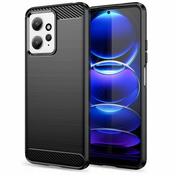 TECH-PROTECT TPUCARBON OVITEK ZA XIAOMI REDMI NOTE 12 4G / LTE črn