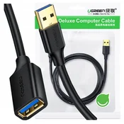 Ugreen 10368B USB 3.0 kabel, moški, 1 m (črn)