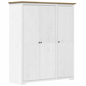 Ormar BODO bijelo-smedi 146 x 53,5 x 173 cm od masivne borovine