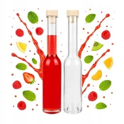 shumee FENICE steklenička 200ml + zamašek ZA LIKERE, OLIVNO OLJE, SOK, VINO, SIRUP