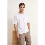 Trendyol Muška majica Tmnss26Ts00016, Bela