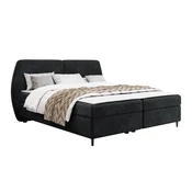 Boxspring krevet Stonecrest 110 (Wave 17) Bracni, Boxspring, Crna, 140x200, Tkanina, Basi a doghePodnicePodnice, 170x207x107cm