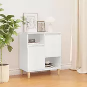 Vidaxl vidaXL Predalnik, bel, 60x35x70 cm, material na osnovi lesa