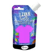 Aladine Barva za tekstil IZINK Textile - svetlo roza, 80 ml