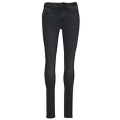 LEVIS Kavbojke 721 HIGH RISE SKINNY GREYS, črna