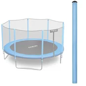 Northix Zgornji steber trampolina z zunanjo mrežo 8-15 ft modre barve Neo-Sport