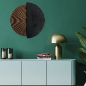WALLXPERT Dekorativni zidni pribor black ART143