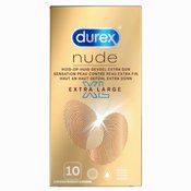 Kondomi Durex Nude XL, 10 kosov