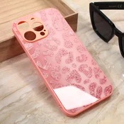 Torbica Shiny glass za iPhone 15 Pro Max 6.7 roza