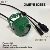 KJB Zunanja IP kamera z nočnim vidom, 3 MP, objektiv 6 mm, DC 12 V
