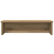 shumee vidaXL Zložljiva kuhinjska polica Artisan hrast 60x15x16 cm