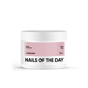NAILSOFTHEDAY Podlaga za prekrivni lak NOVO 12 - umirjena bež-roza hibridna podlaga, 30 ml