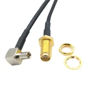 shumee Pigtail TS9 RA vtič/SMA vtičnica 15 cm