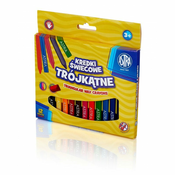 Astra voščene barvice trikotne 12 kosov, 316118001
