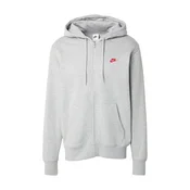Nike Sportswear Jopa na zadrgo CLUB siva
