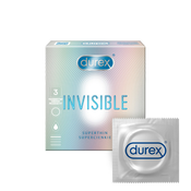 Durex Invisible kondomi za naraven obÄŤutek (Extra Thin  Extra Sensitive) 3 kos