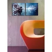 Wallity Zidni sat 2P2828CS-8, 60x28 cm, 2 dela